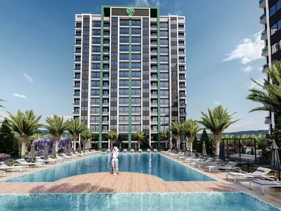 Wohnanlage Two bedroom apartments in complex with swimming pool and basketball court, Mersin, Turkey