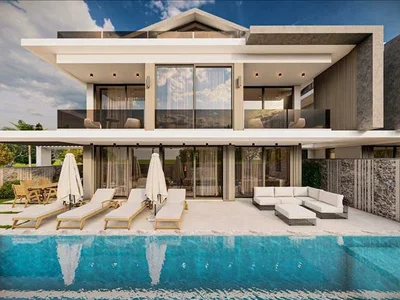 Wohnanlage New complex of furnished villas with a swimming pool and a spa at 250 meters from the promenade, Fethiye, Turkey