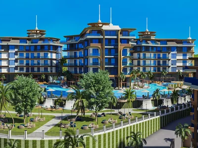 Wohnanlage Residential complex with a variety of infrastructure and recreation areas, 800 metres to the sea, Kestel, Alanya, Turkey