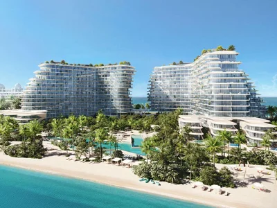 Zespół mieszkaniowy New residential complex Passo with a wellness center, panoramic pools and roof-top gardens, 250 meters from the beach, Palm Jumeirah, Dubai, UAE