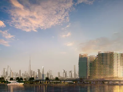 Residential complex Modern residential complex Creek Views 2 near shopping malls, stores and metro station, Al Jaddaf, Dubai, UAE