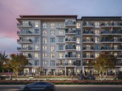 Wohnanlage New residence Hamilton with a swimming pool and a park, Town Square, Dubai, UAE
