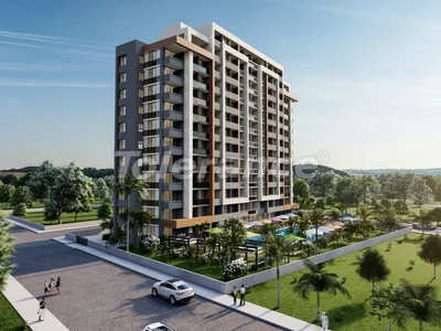 Wohnanlage Apartments 1+1, 2+1 vom Bauträger in Erdemli, Mersin mit Pool