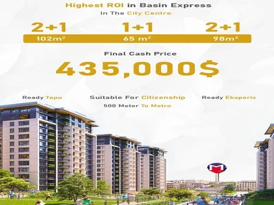 Residential complex A package of affordable apartments for Turkish citizenship.