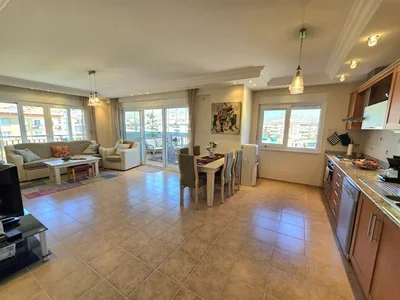 Wohnanlage Furnished 2+1 apartment in the Ulusoy Residence Oba complex for residence permit.