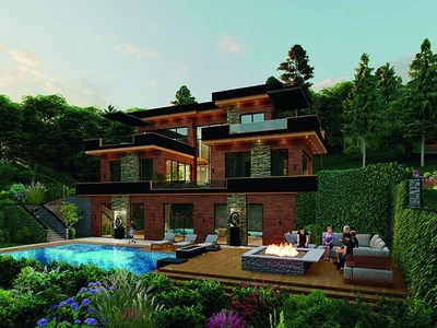 Zespół mieszkaniowy New complex of first-class villas with swimming pools in Durusu area, Istanbul, Türkiye