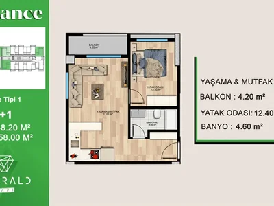 Жилой квартал Апартаменты со скидкой 20% в комплексе в Emerald Elegance рядом с морем.