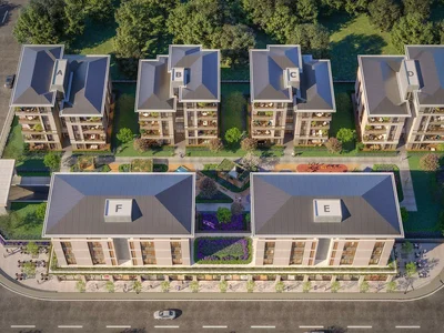 Wohnanlage New residence with a garden, a swimming pool and a fitness center close to the city center and the airport, Istanbul, Turkey