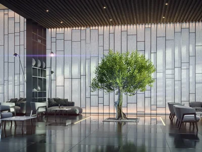 Wohnanlage New residence Water Way with swimming pools and parks close to Downtown Dubai, Meydan, Dubai, UAE