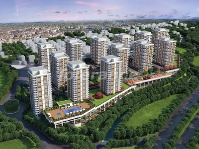 Wohnanlage Bezugsfertige Apartments 1+1, 2+1, 3+1 und 4+1 in Çekmeköy, Istanbul, in einer Anlage mit reichhaltiger Infrastruktur