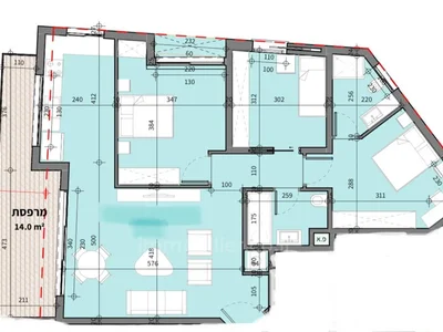Residential quarter 4 pieces neuf avec ascenseur parking cave et balcon