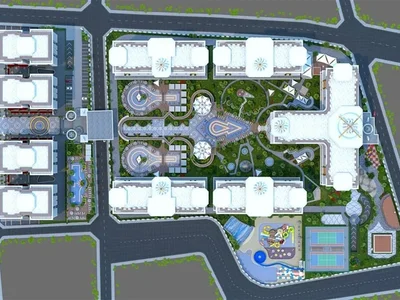 Жилой комплекс Готовые квартиры 1+1, 2+1 и 3+1 в элитном комплексе Yekta Kingdom Premium.