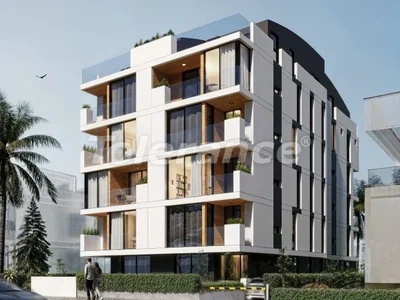 Complexe résidentiel Nouveaux appartements 3+1, 4+1 du promoteur à Lara, Antalya, dans un complexe avec piscine à seulement 650 mètres de la plage