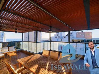 Quartier résidentiel À vendre : penthouse – masarik, bat yam ! deuxième ligne mer – vue incroyable !