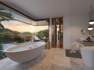 Complexe résidentiel Complex of villas with swimming pools in a convenient area, Phuket, Thailand