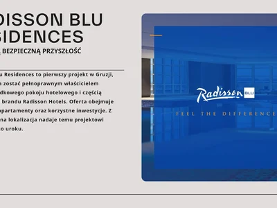 Complejo residencial Hotel rooms at Radisson Blu Residences Batumi.