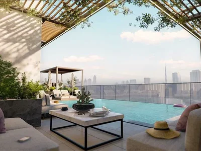 Complejo residencial New Aark Residences with a swimming pool and around-the-clock security in the heart of Dubai, Dubai Land Residence, UAE
