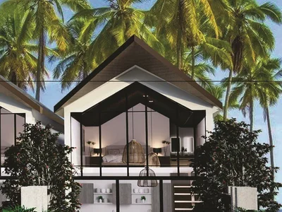 Wohnanlage New two-level villas with pools right on the beach, Nathon, Samui, Thailand