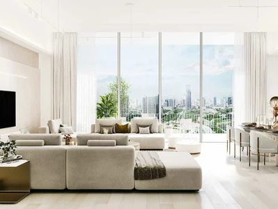 Wohnanlage New residence Luma Park Views with swimming pools, lounge and co-working areas, JVC, Dubai, UAE