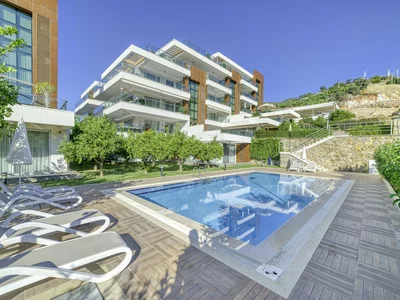 Wohnanlage 3-Bedroom duplex apartments with Large Terrace in Cikcilli, Alanya