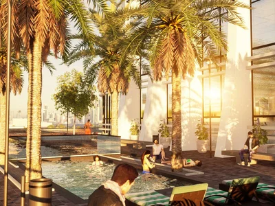 Zespół mieszkaniowy Cloud Tower — new residence by Tiger Group with swimming pools and a panoramic view in JVT, Dubai