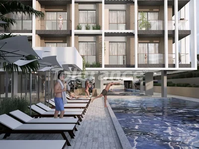 Wohnanlage Moderne Wohnungen 1+1, 2+1, Duplex 2+1 und Duplex 3+1 in Oba, Alanya, vorteilhaft für Investitionen mit einer Ratenzahlung von bis zu 1,5 Jahren.