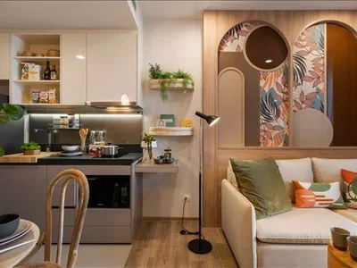 Complexe résidentiel High-riser residence with swimming pools and a picturesque view, Bangkok, Thailand