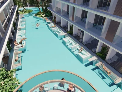 Zespół mieszkaniowy New residential complex on the seafront in Bang Rak, Samui, Thailand