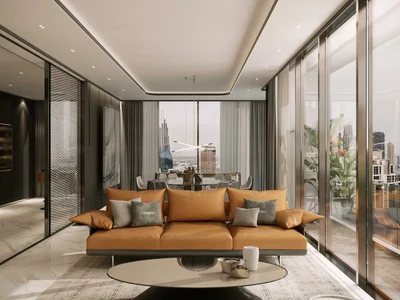 Wohnanlage Pagani Tower — residential complex by Dar Al Arkan with unique design and views of Dubai Water Canal and Burj Khalifa in Business Bay, Dubai
