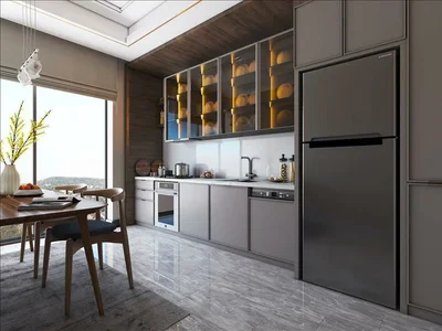Wohnanlage New residence with swimming pools and green areas near shopping malls and highways, Kocaeli, Turkey