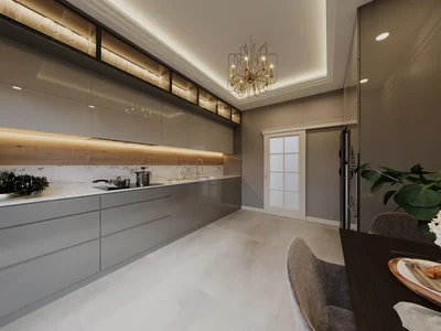 Zespół mieszkaniowy New residence with a swimming pool, restaurants and lounge areas, Istanbul, Turkey