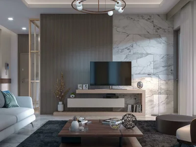 Zespół mieszkaniowy New residential complex Terra Manzara with swimming pools and a picturesque view close to the sea and the historic center of Antalya, Turkey