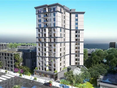 Zespół mieszkaniowy New residence with a swimming pool and a spa center 5 minutes away from the Marmara Sea, Istanbul, Turkey