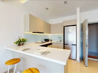 Wohnanlage New residence with an aquapark and swimming pools at 500 meters from the beach, Mersin, Turkey
