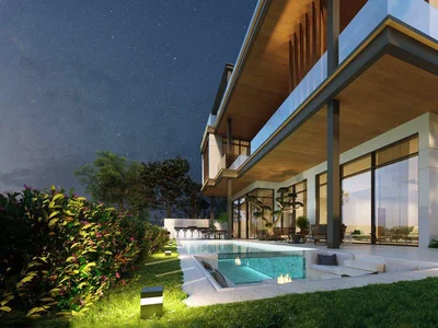 Residential complex New complex Harrisoni Villas La Mer with a swimming pool and panoramic views close to Burj Khalifa, La Mer, Dubai, UAE
