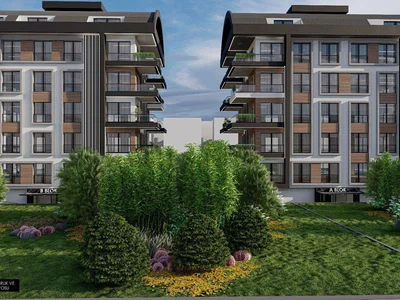 Complexe résidentiel Residential complex 600 meters from the beach and promenade, in the central part of the popular resort area, Mahmutlar, Turkey