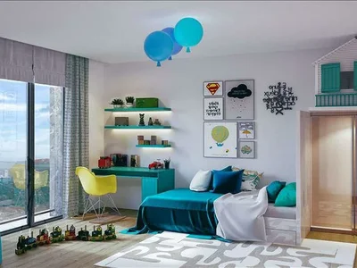 Wohnanlage New residence with a swimming pool and hotel services near a metro station, in a quiet and prestigious area, Istanbul, Turkey