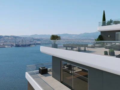 Residential complex Premium apartments on the first line by the Aegean Sea, in a quiet area of Izmir city centre, Turkey
