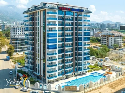 Wohnanlage Furnished 1+1 apartment in the Yekta Blue 4 Residence complex.