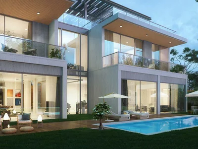 Complexe résidentiel New complex of villas South Bay with lagoons, beaches and a shopping mall, Dubai South, UAE
