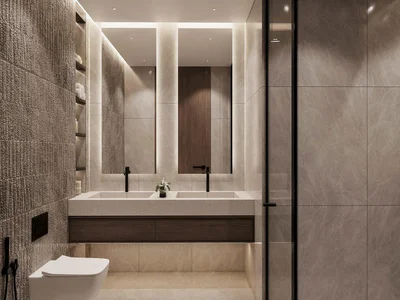 Complejo residencial New SOLA Residences with swimming pools and a kids' play area, Wasl Gate, Dubai, UAE