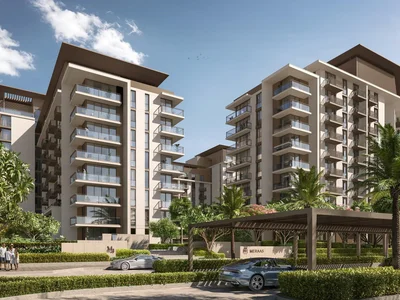 Residential complex New residence Riwa at MJL with a panoramic view in the exclusive green area of Umm Suqeim, Dubai, UAE