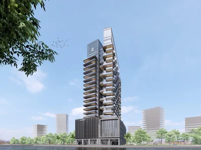 Wohnanlage New residence Water Way with swimming pools and parks close to Downtown Dubai, Meydan, Dubai, UAE