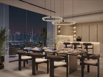 Residential complex New SOL Levante Residence with a swimming pool, a co-working area and a mini golf, JVT, Dubai, UAE
