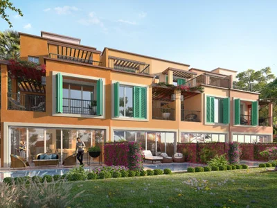 Complexe résidentiel New residence Lagoons Nice with a beach, swimming pools and a spa close to the autodrome and Palm Jumeirah, Damac Lagoons, Dubai, UAE