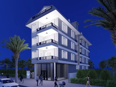 Quartier résidentiel New Apartment in Oba Center just 200 meters to the Beach