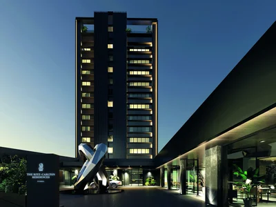 Residential complex Luxury residence with a swimming pool, a kids' playground and a cinema in the center of Istanbul, Turkey
