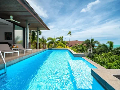 Residential complex Complex of furnished villas with swimming pools close to Lamai Beach, Samui, Thailand