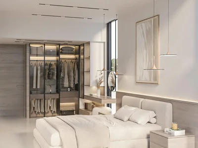 Zespół mieszkaniowy New Boulevard Residence with a swimming pool and a spa area, Dubailand, Dubai, UAE