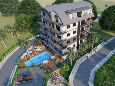 Zespół mieszkaniowy Apartments in a residence with swimming pools, a children's playground and a fitness center, Oba, Turkey